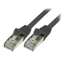 Patch cord; F/UTP; 5e; stranded; CCA; PVC; black; 10m; 26AWG | CP1093S  | CP1093S