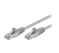 Patch cord; F/UTP; 5e; stranded; CCA; PVC; grey; 0.25m; 26AWG | F/UTP5-CCA-002GY  | 68618