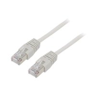 Patch cord; F/UTP; 5e; stranded; CCA; PVC; grey; 1m; 26AWG | PP22-1M  | PP22-1M