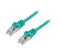 Patch cord; F/UTP; 6; stranded; CCA; PVC; green; 0.5m; RJ45 plug | PP6-0.5M/G  | PP6-0.5M/G