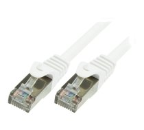 Patch cord; F/UTP; 6; stranded; CCA; PVC; white; 0.25m; 26AWG | CP2011S  | CP2011S