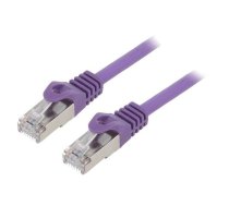Patch cord; F/UTP; Cat 6; RJ45 plug; stranded; CCA; 0.25m; PVC | PP6-0.25M/V | PP6-0.25M/V