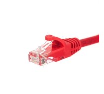 Patch cord | Patch Kabelis | Patch cable | 1m | CAT6 | FTP | STP | 100cm | ElectroBase ® | Sarkans | K8100GR.1-RED  | 3100000714178
