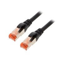 Patch cord; S/FTP; 6; stranded; Cu; LSZH; black; 10m; 27AWG | DK-1644-100/BL  | DK-1644-100/BL