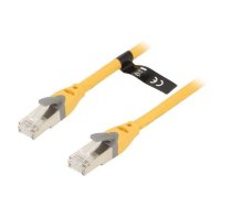 Patch cord; S/FTP; 6a; OFC; PVC; yellow; 25m; RJ45 plug,both sides | IBHYS  | IBHYS