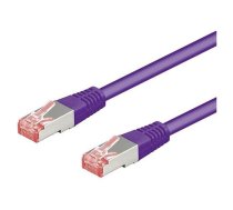 Patch cord; S/FTP; Cat 6a; RJ45 plug,both sides; stranded; Cu | S/FTP6A-CU-002VI | 94155