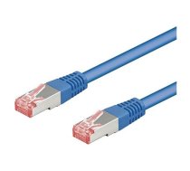 Patch cord; S/FTP; Cat 6a; RJ45 plug,both sides; stranded; Cu | S/FTP6A-CU-002BL | 94130