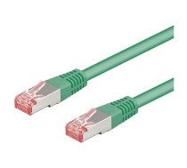 Patch cord; S/FTP; Cat 6a; RJ45 plug,both sides; stranded; Cu | S/FTP6A-CU-002GR | 94140