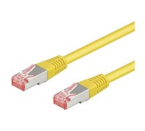 Patch cord; S/FTP; Cat 6a; RJ45 plug,both sides; stranded; Cu | S/FTP6A-CU-002YL | 94134