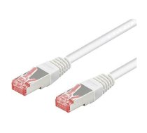 Patch cord; S/FTP; Cat 6a; RJ45 plug,both sides; stranded; Cu | S/FTP6A-CU-002WH | 94158