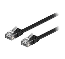 Patch cord; U/UTP; 6; stranded; Cu; PVC; black; 10m; 32AWG | F.U/UTP6-CU-100BK  | 95381