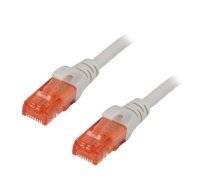 Patch cord; U/UTP; Cat 6; RJ45 plug,both sides; stranded; CCA; 1m | DK-1612-010 | DK-1612-010