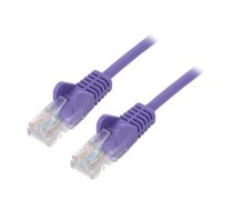 Patch cord; U/UTP; Cat 6; RJ45 plug,both sides; stranded; CCA; 2m | U/UTP6-CCA-020VI | 95272