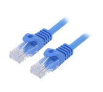 Patch cord; U/UTP; Cat 6; RJ45 plug,both sides; stranded; CCA | PP6U-0.25M/B | PP6U-0.25M/B