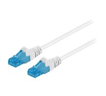 Patch cord; U/UTP; Cat 6a; RJ45 plug,both sides; stranded; Cu; 1m | U/UTP6A-LSZH-010WH | 59824