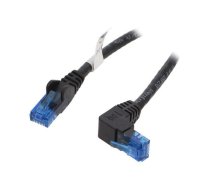 Patch cord; U/UTP; Cat 6a; RJ45 plug,RJ45 down angled plug; CCA | U/UTP6A-90-002BK | 51527