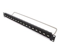 Patch panel; USB A; screw; rack; M3; Height: 1U; Number of ports: 16 | CP30175  | CP30175
