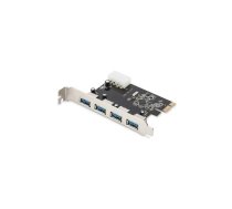 PC extension card: PCIe; USB A socket x4; USB 3.0; 5Gbps; 0÷70°C | DS-30221-1  | DS-30221-1