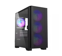PC korpuss Montech AIR 100 ARGB Mini Tower Melns | AIR100ARGBB | 4710562748086