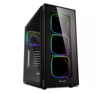 Sharkoon TG6 RGB - Tower - ATX - Seitenteil mit Fenster (gehärtetes Glas) | 4044951028221 | 4044951028221