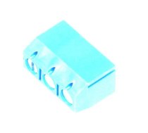PCB terminal block; angled 90°; 5mm; ways: 3; on PCBs; terminal | XY301VA-3P-5.0-BL  | XY301VA-3P 5.0MM BLUE