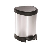 Pedāļspainis metalizēts Deco Bin 5L (sudraba) | 0802160599 | 3253922160018