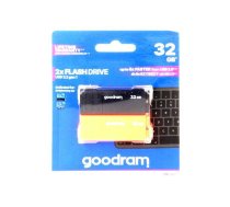 Pendrive; USB 3.2 Gen 1; 32GB; R: 60MB/s; W: 20MB/s; black,orange | UME3-0320MXR11-2P | UME3-0320MXR11-2P