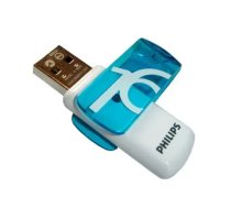 Philips USB 2.0 Flash Drive Vivid Edition (zila) 16GB | FM16FD05B | 8712581447687