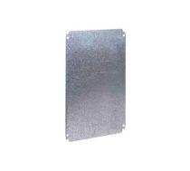 Plain mounting plate H800xW600mm made of galvanised sheet steel | NSYMM86  | NSYMM86