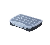 Plastmasas kaste "Domino 25 Black" | ORG25DOMCZAPG001 | 2400006999786