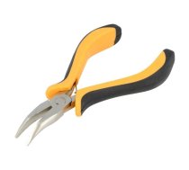 Pliers; curved,precision,half-rounded nose; 130mm | NB-2004HRB  | NB-2004HRB