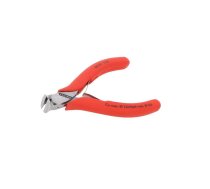 Pliers; end,cutting; handles with plastic grips; 115mm | KNP.6401115  | 64 01 115