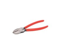 Pliers; side,cutting; handles with plastic grips; 180mm | KNP.7001180  | 70 01 180