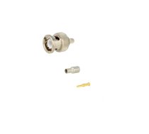 Plug; BNC; male; straight; 50Ω; RG174,RG188; crimped; for cable | 5225395-7  | 5225395-7