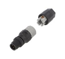 Plug; M12; PIN: 4; male; A code-DeviceNet / CANopen; for cable; IDC | SACC-M12MS-4QO-075  | 1641769