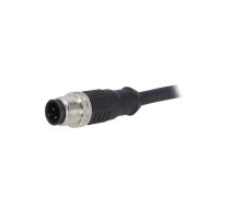 Plug; M12; PIN: 4; male; A code-DeviceNet / CANopen; IP65,IP67 | SM12-CVT-A4M2A010U  | PM-M12A-04P-MM-SL8B01-00A(H)