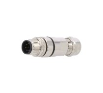 Plug; M12; PIN: 8; male; A code-DeviceNet / CANopen; for cable | SM12-CVC-A8M-1B7  | PASH-M12A-08P-MM-SL7001-00A(H)
