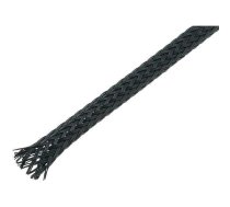 Polyester braid; ØBraid : 10÷20nom.15mm; PET,polyester; black | HEGP15  | 170-11500