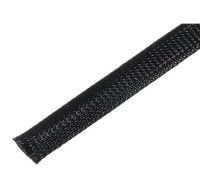 Polyester braid; ØBraid : 10÷30nom.25mm; polyester; black; L: 10m | HLB25  | 170-80250