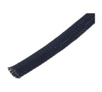Polyester braid; ØBraid : 11÷14nom.11mm; polyester; black; L: 1m | CYG-PET-12-BK/1M  | CYG-PET12 1M