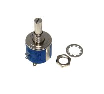 Potentiometer: shaft; multiturn; 10kΩ; 2W; ±5%; 6.35mm; linear | POT2218M-10K  | POT2218M-10K