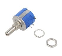 Potentiometer: shaft; multiturn; 10kΩ; 2W; ±5%; 6.3mm; linear | POT2218PS-10K  | POT2218PS-10K