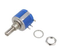 Potentiometer: shaft; multiturn; 1kΩ; 2W; ±5%; 6.3mm; linear | POT2218PS-1K  | POT2218PS-1K