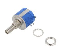 Potentiometer: shaft; multiturn; 5kΩ; 2W; ±5%; 6.3mm; linear | POT2218PS-5K  | POT2218PS-5K