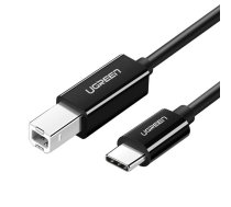 Printer Cable USB-C 2.0 to USB-B UGREEN US241, 1m (black) (80811) | 80811  | 6957303888115 | 80811