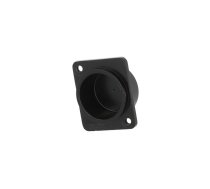 Protection cap; black; metal; XLR standard; Holes pitch: 19x24mm | CP30400M3B  | CP30400MB3