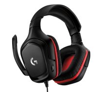 Logitech G332 Wired Gaming Headset, 3.5 mm jack, Black/Red (SPEC) | 981-000757/SPEC  | 676737326081