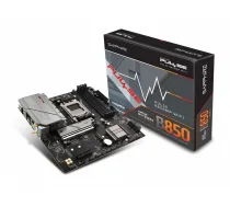 SAPPHIRE AMD B850M AM5 PULSE Ryzen R9/R7/R5, 4x DDR5 7600MHz, PCIE 4.0 x16, 1x M.2 Gen5, 1x M.2 Gen4, LAN 2.5 Gbps, WIFI6, USB, Micro-ATX | 52123-04-40G | 4895106296947