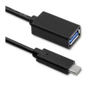 Qoltec Cable USB 3.1 type C male | USB 3.0 A female | 0.5m | 5901878504865 | 5901878504865 | 85444290