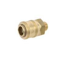 Quick connection coupling EURO; brass; Ext.thread: 1/4" | MTB.901031517  | 0901031517